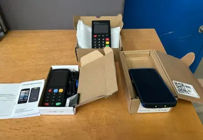 3x Handterminal met barcodescanner / betaalterminal – kavel bij Onlineveilingmeester, Hoogeveen
