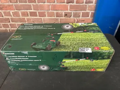 2-in-1 accu-grasmaaier en grastrimmer Parkside – kavel bij Onlineveilingmeester, Hoogeveen