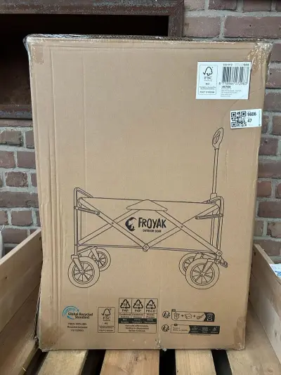 Opvouwbare bolderkar Froyak Outdoor Gear – kavel bij Onlineveilingmeester, Hoogeveen