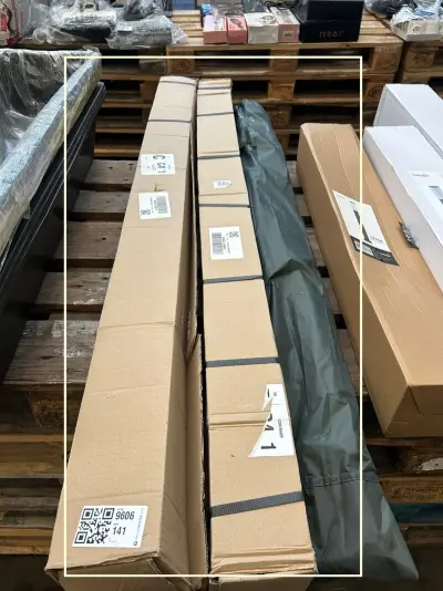 3x Parasol diameter 200cm Caperlan – kavel bij Onlineveilingmeester, Hoogeveen