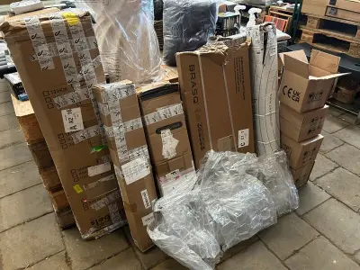 10x Diversen w.o. stellingkast, wasrek, lampenkap – kavel bij Onlineveilingmeester, Hoogeveen