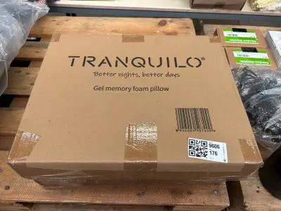 2x Gel Memory foam kussen Tranquilo – kavel bij Onlineveilingmeester, Hoogeveen