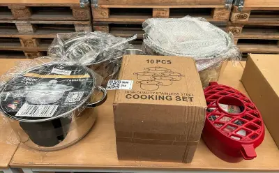 7x Kookpannen en een gietijzeren pan W.o. BBQ-Toro – kavel bij Onlineveilingmeester, Hoogeveen