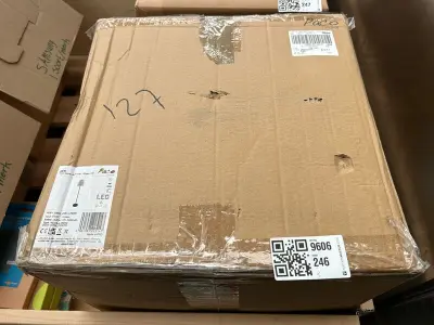 Led vloerlamp Paco Home, antraciet/wit – kavel bij Onlineveilingmeester, Hoogeveen