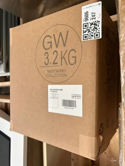 2x Vazenset beige/wit Westwing – kavel bij Onlineveilingmeester, Hoogeveen