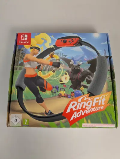Nintendo Switch Ring Fit Adventure met accessoires – kavel bij De Kringwinkel, Sint-Niklaas