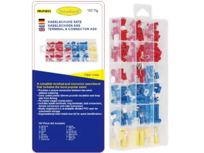Kabelschoen assortiment in koffer – kavel bij XL Auctions
