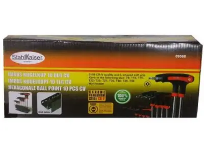 T-Grip sleutel Torx, T9-T50 – kavel bij XL Auctions