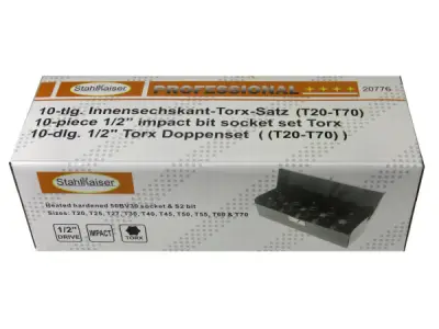 Kracht torx dop set 1/2'' 10 dlg – kavel bij XL Auctions