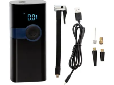 Draagbare banden compressor met powerbank en ledlamp – kavel bij XL Auctions