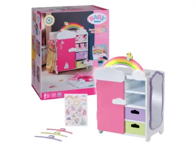 Regenboog garderobe Baby born – kavel bij XL Auctions