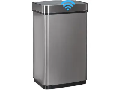 Prullenbak - met sensor - 60 l - rvs – kavel bij XL Auctions