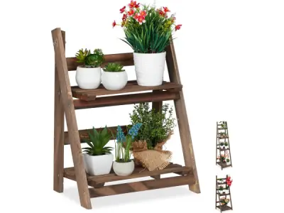 Decoratieve houten plantentrap – kavel bij XL Auctions