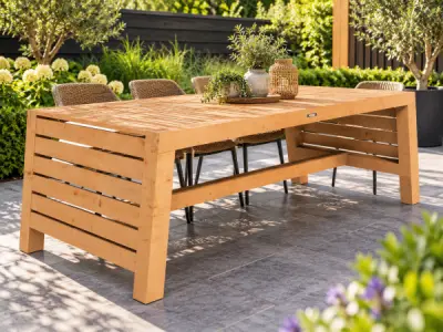 Woodvision Douglas tuintafel "Riva" - 225x94x78cm – kavel bij XL Auctions