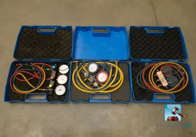 Set manometers voor airconditioning – kavel bij Clicpublic