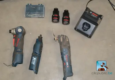 Set van elektrodraagbare machines – kavel bij Clicpublic