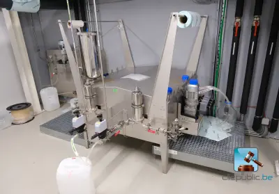 Peristaltisch pompstation – kavel bij Clicpublic, Les Bons Villers