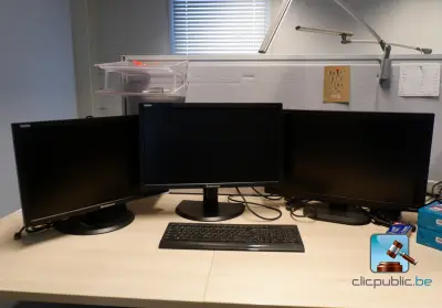 schermbatch – kavel bij Clicpublic, Charleroi
