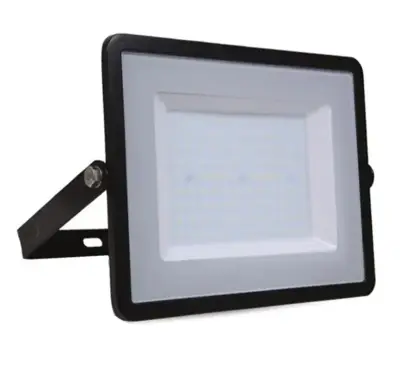 6x 100W LED Bouwlamp Zwart - 8700 Lumen - 6000K, Specilights, 2147483647, zwart – kavel bij Onlineveilingmeester