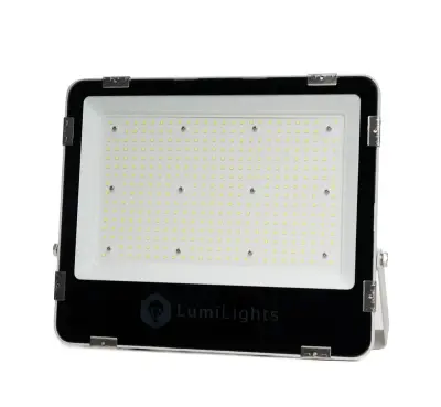 5x 200W LED Bouwlamp Premium - 160LM/W - 6000K, Lumillights, 2147483647, zwart – kavel bij Onlineveilingmeester