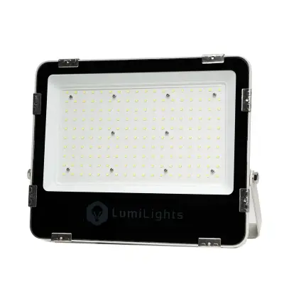 3x 100W LED Bouwlamp Premium - 160LM/W - 7 jaar garantie, Lumillights, 2147483647, zwart – kavel bij Onlineveilingmeester