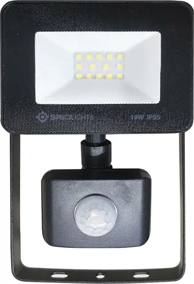 4x Led floodlight with sensor 10W 1000LM 3000K Specilights, Specilights, 2147483647, zwart – kavel bij Onlineveilingmeester
