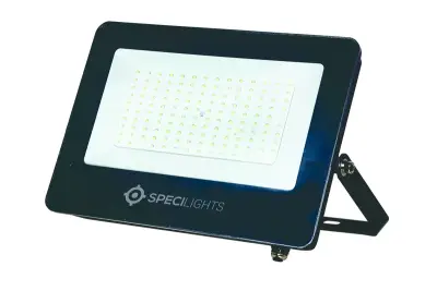 1 100W LED Beveiligingslamp Groen Licht specilights, 8720168002273, zwart – kavel bij Onlineveilingmeester