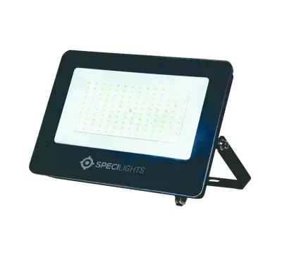 1 100W LED Beveiligingslamp Groen Licht specilights, 8720168002273, zwart – kavel bij Onlineveilingmeester