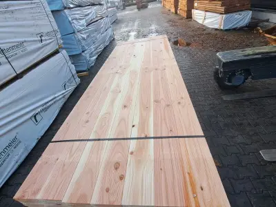 Ca. 119x Douglas Vlonderplanken, 28x145mm, lengte 400cm – kavel bij Onlineveilingmeester