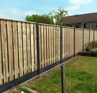 Schutting 37,5m – kavel bij Belga Veilingen