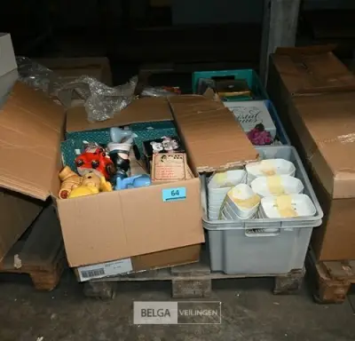 1 Pallet divers – kavel bij Belga Veilingen, Lummen