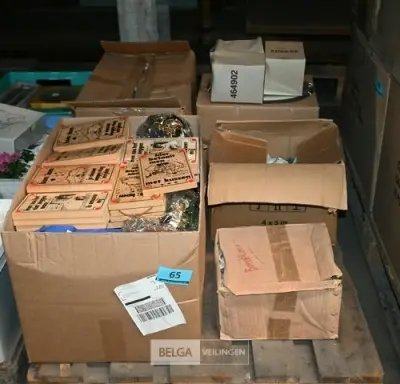 1 Pallet divers – kavel bij Belga Veilingen, Lummen