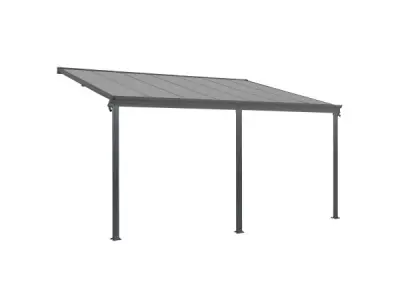 Terrasdak / Overkapping - Borneo - 5.5 x 3 m - Grijs – kavel bij XL Auctions