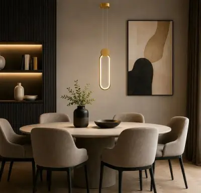 LED Hanglamp 12W – 4000K Neutraal Wit - Rose Gold – IP20 – ALWAYS – kavel bij Belga Veilingen