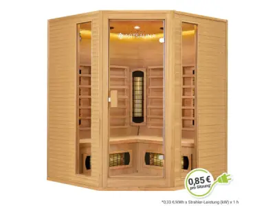 Infraroodcabine Nyborg E150V - 150x150x190 cm - Dubbele Tech – kavel bij XL Auctions