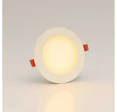 20 x LED Paneel – Rond Inbouw – 8W – 3000K Warm Wit – IP20 – kavel bij Belga Veilingen