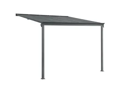 Terrasdak / Overkapping - Borneo - 3 x 3 m - Grijs – kavel bij XL Auctions
