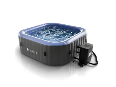 Opblaasbare Whirlpool - 4-6 personen - Grijs / Blauw – kavel bij XL Auctions