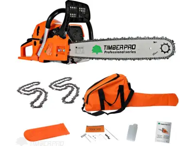Timberpro benzine kettingzaag 3.6PK 62cc – kavel bij XL Auctions