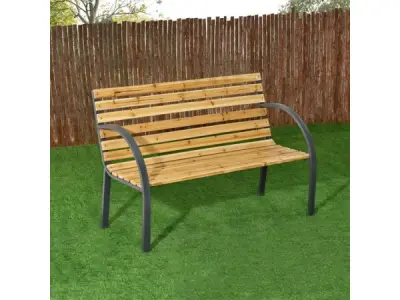 2 zits tuinbank - Modena - Espenhout – kavel bij XL Auctions