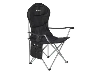 Inklapbare Campingstoel / Vouwstoel Lido - Zwart – kavel bij XL Auctions