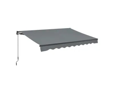 Zonnescherm / Luifel - 300 x 250 cm - Donkergrijs – kavel bij XL Auctions