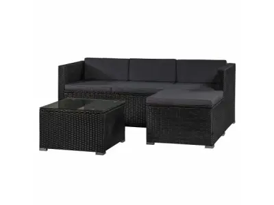 Loungset Punta Cana - Polyrotan – kavel bij XL Auctions
