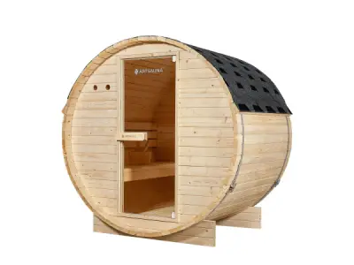 Barrelsauna Spitsbergen - 191x120x193 cm – kavel bij XL Auctions