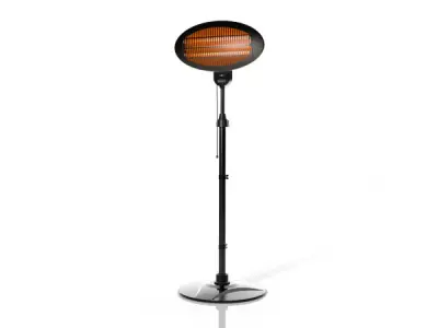 Infraroodstraler / Staande Heater - 2000W - Zwart – kavel bij XL Auctions