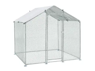 Kippenren / Kippenhok - HLS25T - 200 x 200 x 200 cm – kavel bij XL Auctions