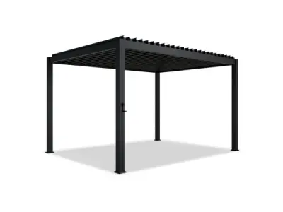 Pergola / lamellendak - Tahiti - 3x4 m - antraciet – kavel bij XL Auctions