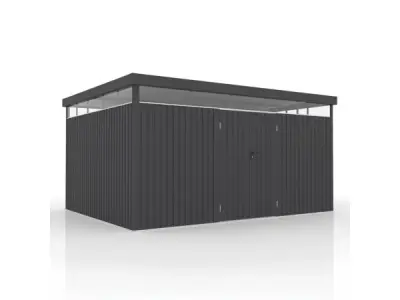 Metalen Gereedschapsschuur / Opbergschuur antraciet 12 m2 – kavel bij XL Auctions