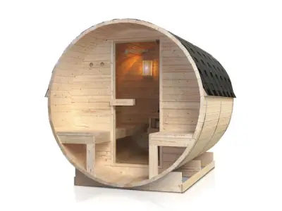 Barrelsauna Spitsbergen - incl. saunakachel - 2-6 personen – kavel bij XL Auctions