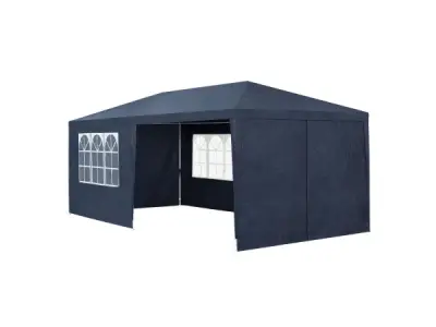 Partytent met zijwanden - 3x6 M - Blauw – kavel bij XL Auctions